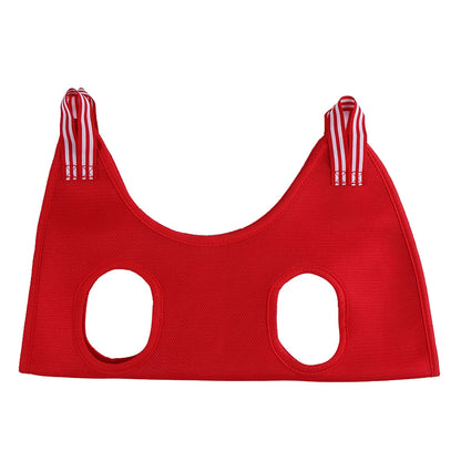 Pet Supplies Pet Grooming for Dog Grooming Harness for Nail Trimming Pet Grooming Sling Helper Holder Pets Polyester Red