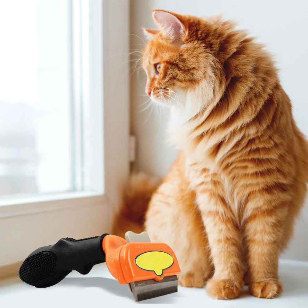 Pet Comb for Dog Cat Hair Removal Brush Pet Grooming Tools Cini Furmines Hair Shedding Trimmer Comb Puppy Cleaning Supplies