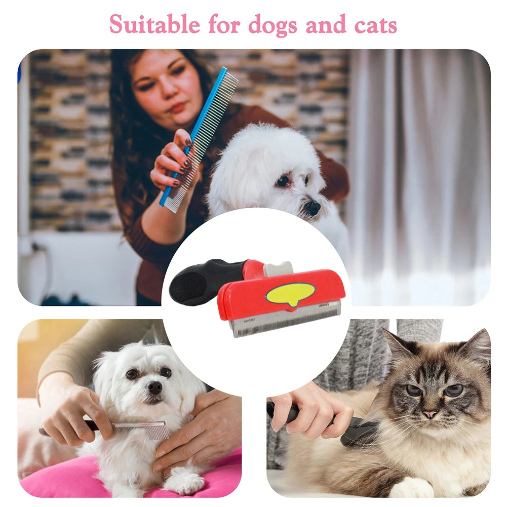 Pet Comb for Dog Cat Hair Removal Brush Pet Grooming Tools Cini Furmines Hair Shedding Trimmer Comb Puppy Cleaning Supplies