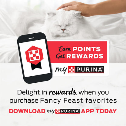 Purina Fancy Feast Appetizers Lickable Grain Free Wet Cat Food Topper Light Meat Tuna Appetizer with Scallop - (Pack of 10) 1.1 Oz. Trays