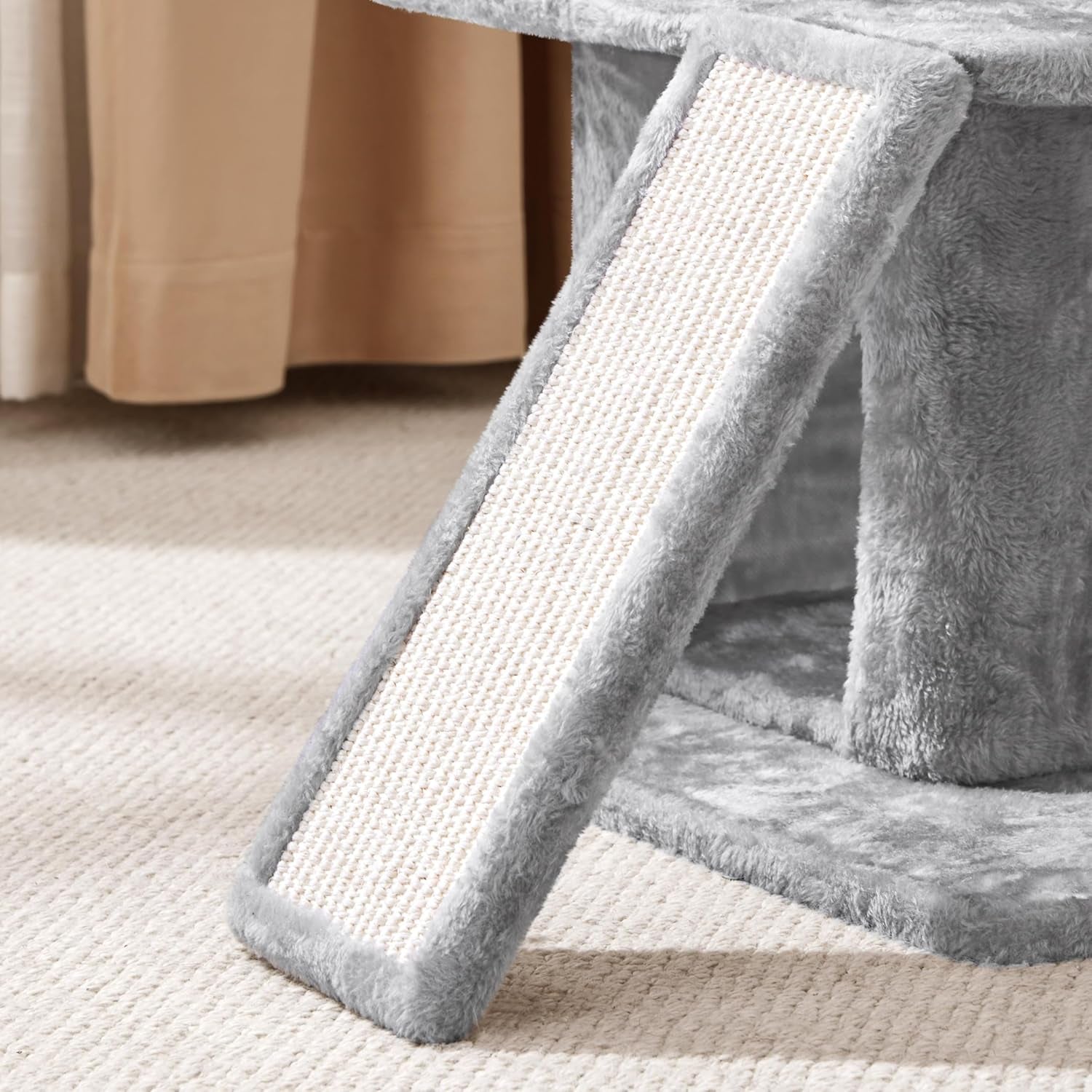 Yaheetech Cat Tree Cat Tower 36-Inch Kitten Stand House Condo with Double Condos, Large Plush Perch & Scratching Board Kitty Furniture Play Center for Indoor Cats Activity