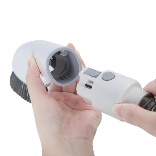 Dog Hair Vacuum & Grooming Kit, Pet Grooming Vacuum with 4 Limited Combs, 2.5L Dust Cup Dog Brush Vacuum with Grooming Tools