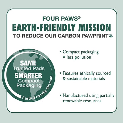 Four Paws Wee-Wee Superior Performance Unscented Pee Pads for Dogs & Puppies, Quilted Leak-Proof Dog Housebreaking Potty Training Floor Protection, 22" X 23", 100 Count