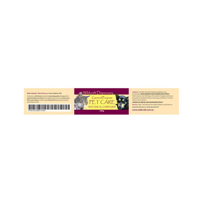 New Wildcraft Dispensary General Purpose Pet Care Herbal Ointment 100G Botanical