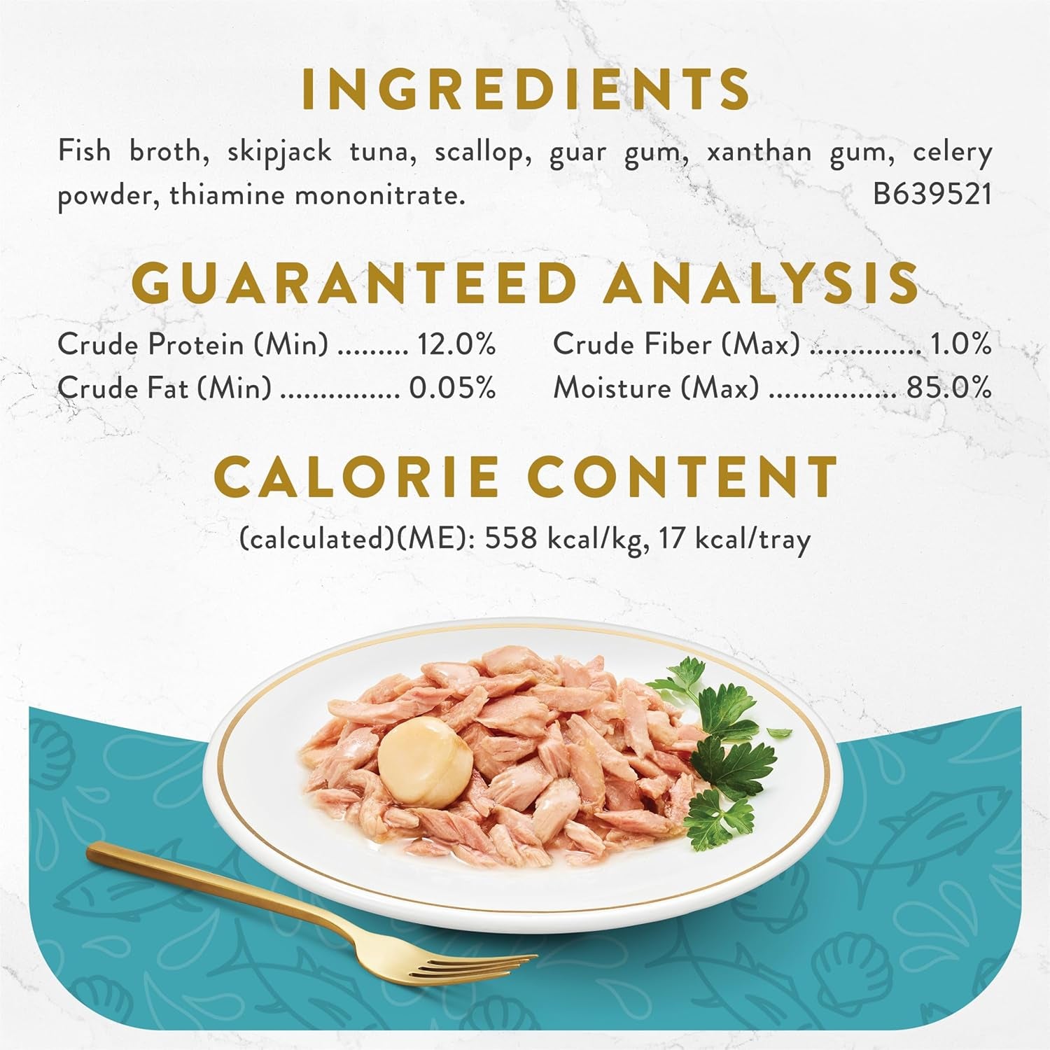 Purina Fancy Feast Appetizers Lickable Grain Free Wet Cat Food Topper Light Meat Tuna Appetizer with Scallop - (Pack of 10) 1.1 Oz. Trays