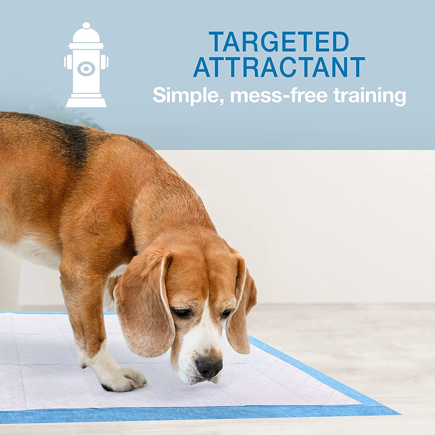 Four Paws Wee-Wee Superior Performance Unscented Pee Pads for Dogs & Puppies, Quilted Leak-Proof Dog Housebreaking Potty Training Floor Protection, 22" X 23", 100 Count